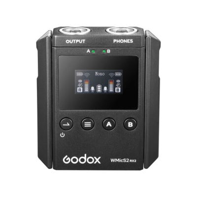 Godox WMicS2 RX2 UHF Wireless Receiver