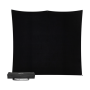 Westcott X-Drop Pro Kit de toile de fond infroissable Noir 2,4 x 2,4m