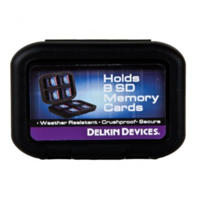 Delkin Étui étanche pour 8 SD