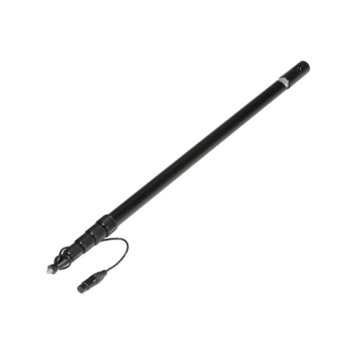 K-Tek 12'2" Avalon Boom Pole, Alu, Fixed Headpiece, Coiled Cable XLR