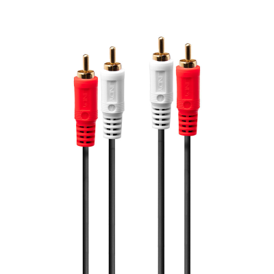 Lindy Câble audio Premium 2x RCA mâle vers 2x RCA mâle, 20m