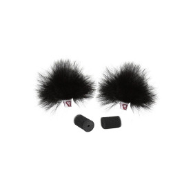 Rycote 065552 Paire de Windjammer RISTRETTO noire