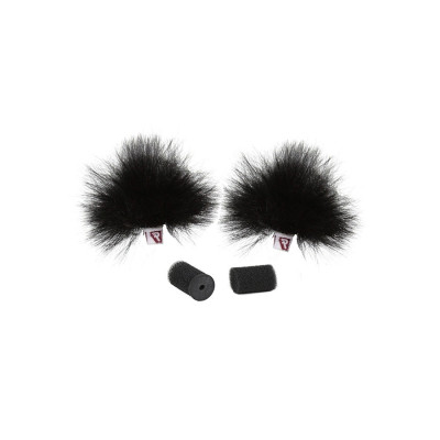 Rycote 065552 Paire de Windjammer RISTRETTO noire