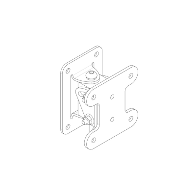 Optimal Audio Support mural pour Cuboid10/12 (Noir)