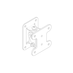 Optimal Audio Support mural pour Cuboid15 (Noir)