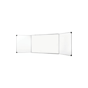 Ulmann Tableau scolaire triptyque special VP Alu Blanc 120x200cm