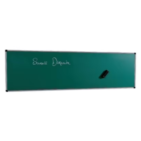 Ulmann Piste graphique scolaire murale tôle émaillée. 60x200cm Vert