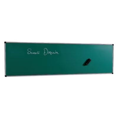 Ulmann Piste graphique scolaire murale tôle émaillée. 60x200cm Vert