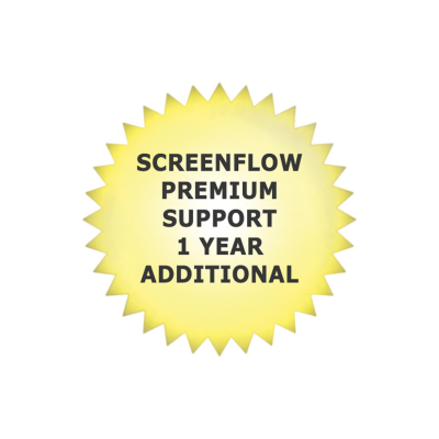 Telestream Premium Support pour Screenflow- Année supp (opt) (ESD)*