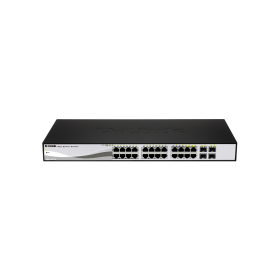 D-Link Smart Nuclias Connect L2 24x Gigabit PoE/PoE+ 4x Combo GbE/SFP