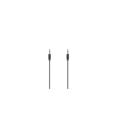 Hama Câble audio, jack mâle 3,5mm/con. mâle stéréo, doré ultrafin, 3m