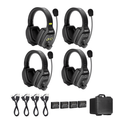 Saramonic WiTalk FullDuplex Wireless Intercom Dual-ear Headset 4p