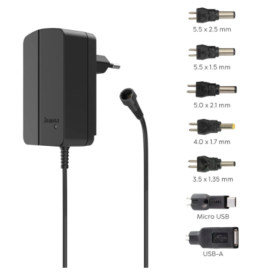Hama Bloc d'alimentation universel régl. 3000mA 36W max. 15V 7 adap.