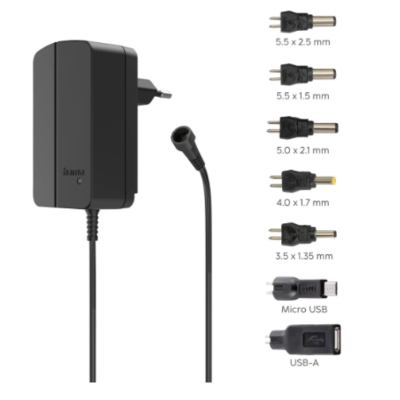 Hama Bloc d'alimentation universel régl. 3000mA 36W max. 15V 7 adap.