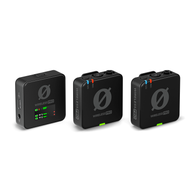 Rode Wireless PRO Kit HF double + micros Lavalier et accessoires