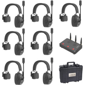 CAME-TV KUMINIK8 Duplex Digital Wireless Headset 450M Ear 7 Pack