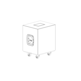 JBL VTX-B15-ACC - Chariot et housse pour 1 x B15