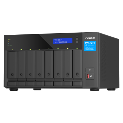 QNAP Tour TVS-H874-I7-32G 80TB (8x10TB) disques IronWolf