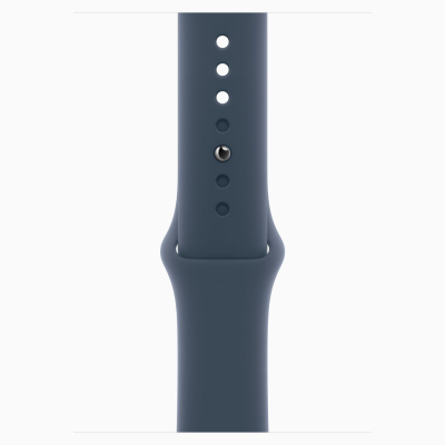 Apple Watch Series9 Cell 45mm Silver Ssc Storm Blue Sp Bnd S