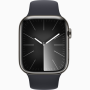 Apple Watch Series9 Cell 45mm Graphite Ssc Midnight Sp Bnd S