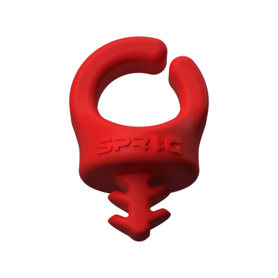 Sprig Red 3/8”-16, 3-Pack