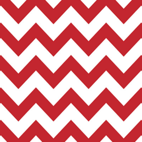 Savage Rouleau Fond PRINTED 1,35 x 5,50m Red & White Chevron *Fds