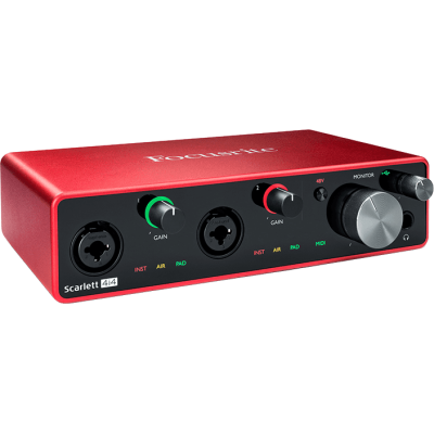 Focusrite Scarlett G4 - Scarlett 4I4 4th Gen - 4 in / 4 out - USB-C