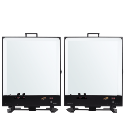 Nestor Glace maquillage Twin (noire) avec housse (la paire)