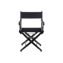 Filmcraft Pro Series Director Chair SHORT black - BLACK canvas