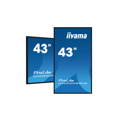 IIYAMA LFD 43" dalle IPS 24/7 3840x2160 3xHDMI 1xVGA 1xDisplay Port