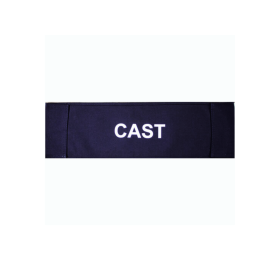 Filmcraft Preprinted CANVAS "CAST" Black