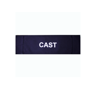 Filmcraft Preprinted CANVAS "CAST" Black