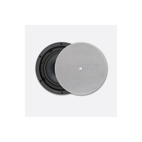 Biamp Paire de HP rond, 5.5"/10W/8Ohms/70/100V avec caisson, blanc