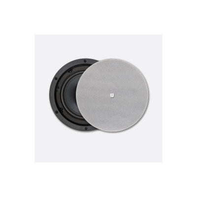 Biamp Paire de HP rond, 5.5"/10W/8Ohms/70/100V avec caisson, blanc