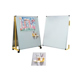 Ulmann Piste graphique scolaire murale tôle émaillée. 60x200cm Blanc