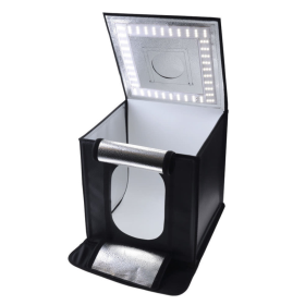 Caruba Portable photo studio 40x40x40cm with loose LED lamps