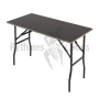 Rythmes & Sons Table pliante noir 1120x560xH720mm