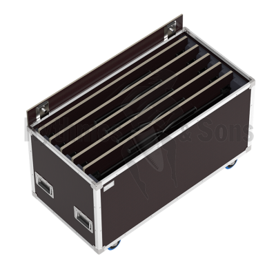 Rythmes & Sons Malle OPENROAD® 1200x600x600 pour 5 tables pliantes