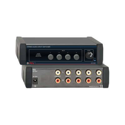 RDL Commutateur d entrée audio stereo EZ-SX4X