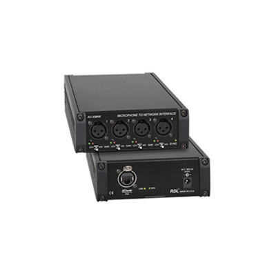 RDL Interface microphone vers réseau Dante AV-XMN4