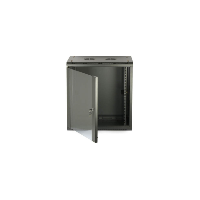 Work Pro Baie d'installation, 19"/12U, porte vitrée, prof. 450mm