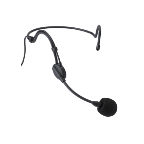 Work Pro Micro serre tête électret cardioïde mini XLR3 femelle, noir