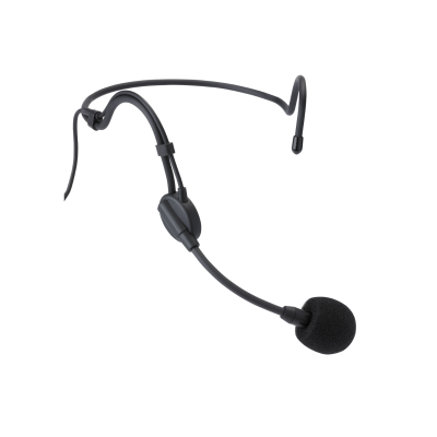 Work Pro Micro serre tête électret cardioïde mini XLR3 femelle, noir