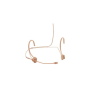 Work Pro Micro serre tête électret cardio minijack 3,5mm à vis beige