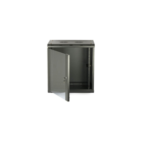 Work Pro Baie d'installation, 19"/12U, porte, roulettes, prof. 430mm