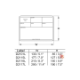 Work Pro Etiquette autocollante vierge pour flight-case 85 x135 mm