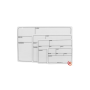 Work Pro Etiquette autocollante vierge pour flight-case 85 x135 mm