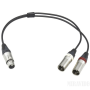 Sony Cable de microphone Sony 5-Pol XLR femelle vers 2x3-Pol XLR male