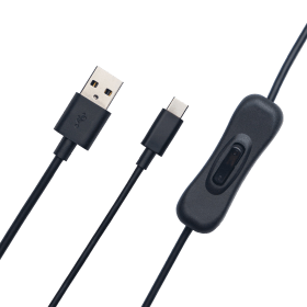 Obsbot Cable alimentation avec switch ON/OFF USB-A vers USB-C