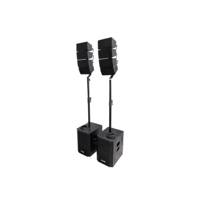 Lone Audio Kit 2.2 820W 2 Enceintes colonnes & sub amplifiés